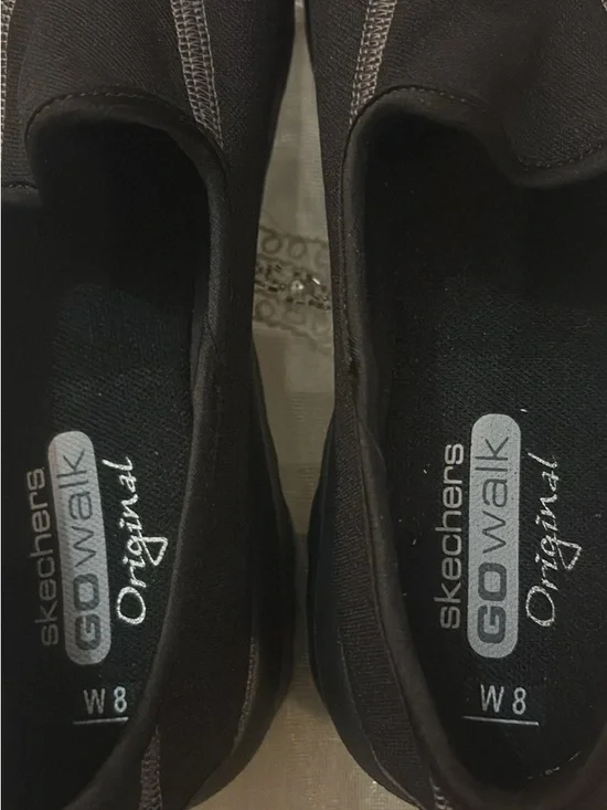 Skechers Black GOwalk Slip-On Men's Walking Shoes - Picture 3 of 4